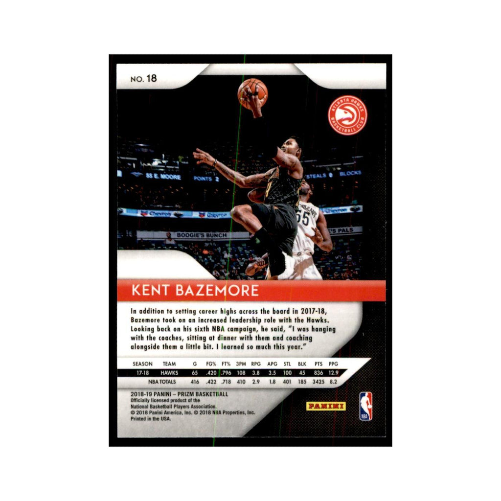 2018 Panini Prizm Kent Bazemore Basketball Cards #18