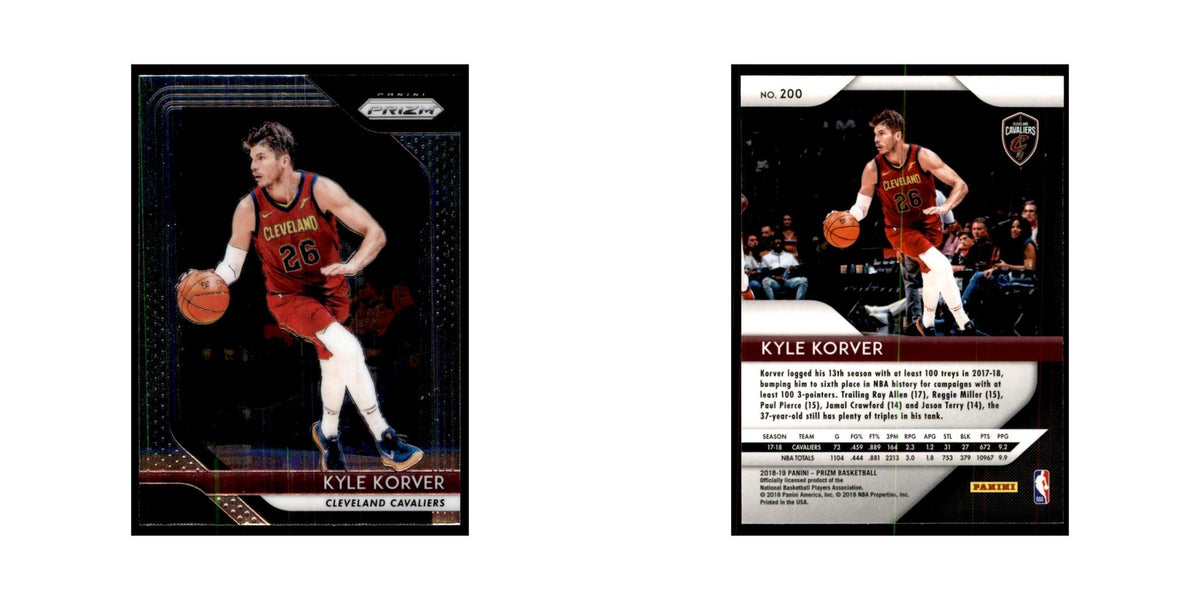 2018 Panini Prizm Kyle Korver Basketball Cards #200