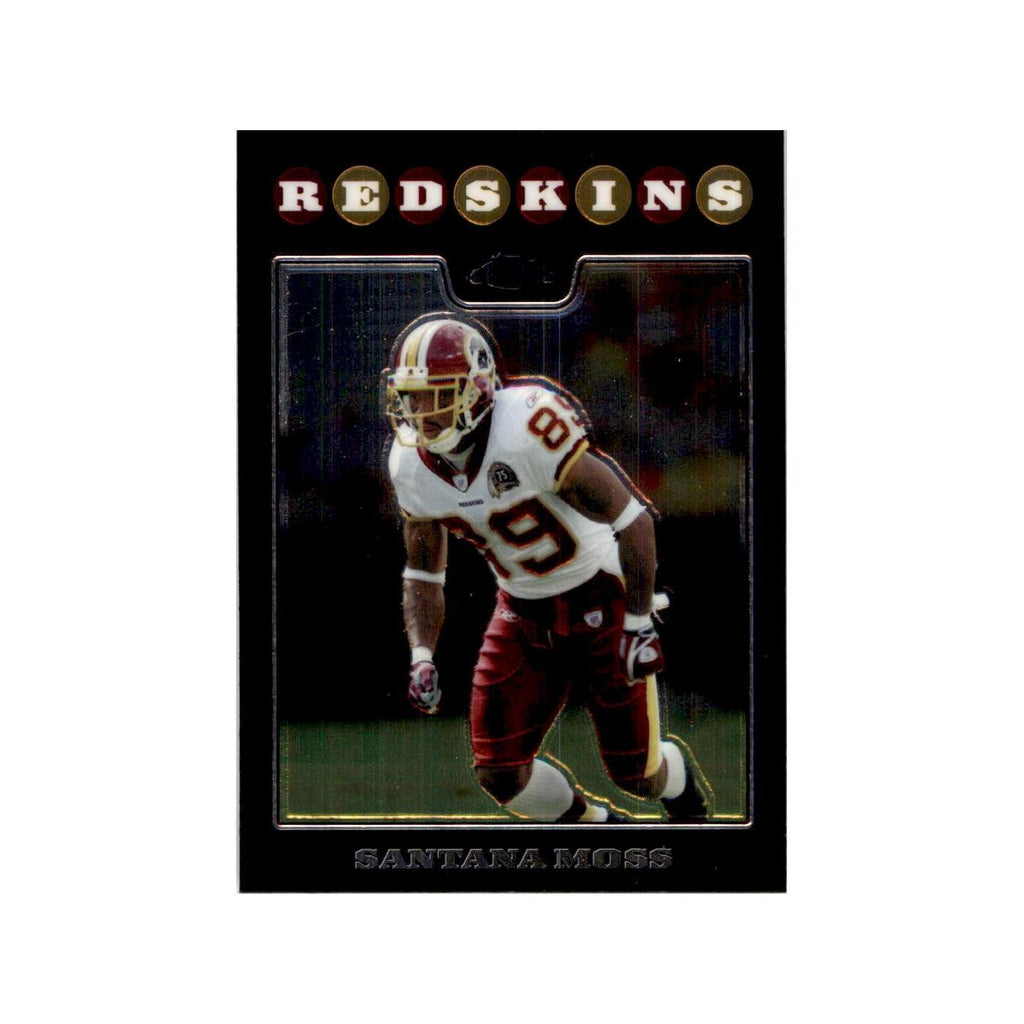 2008 Topps Chrome Santana Moss Football Cards #TC90