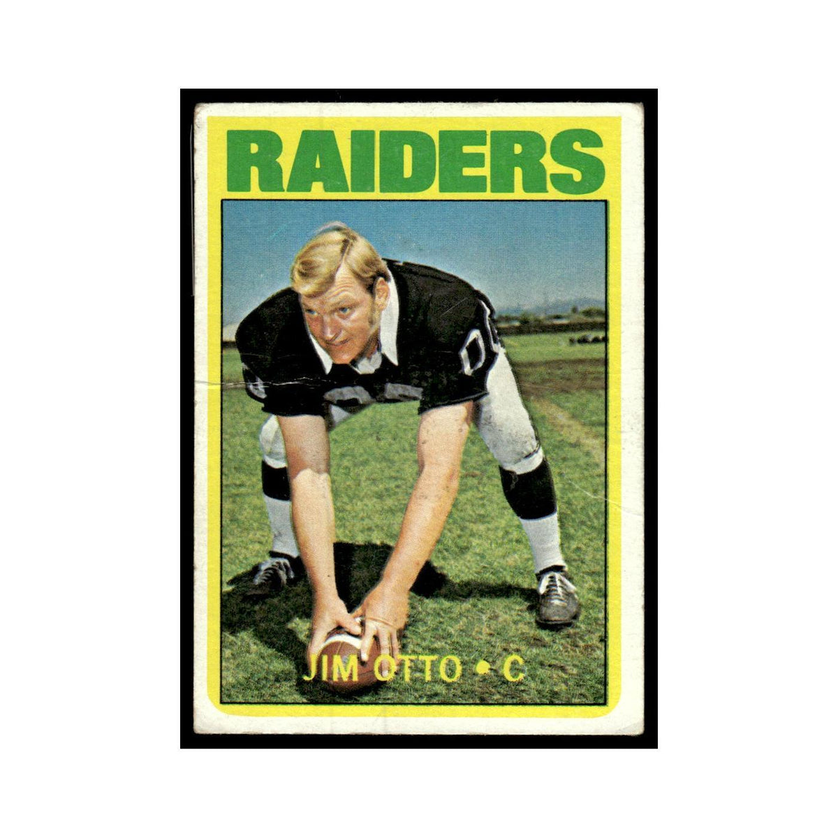 1972 Topps (Damaged) Jim Otto Raiders #86