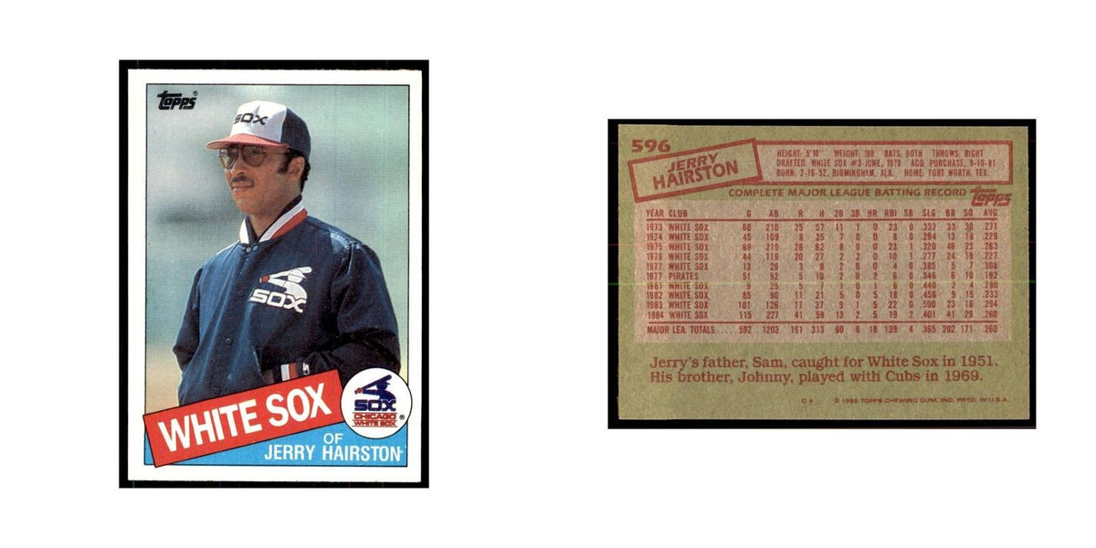 1985 Topps Jerry Hairston Baseball Cards #596