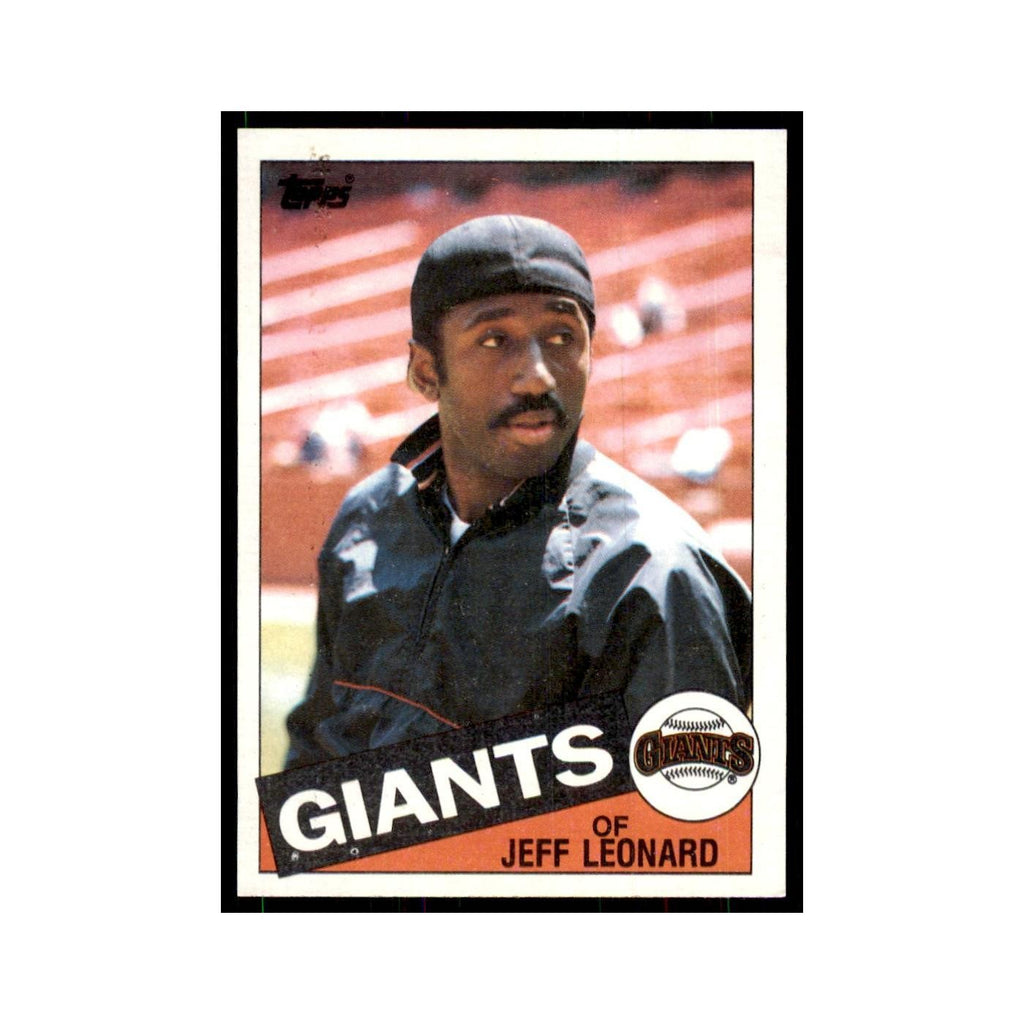 1985 Topps Jeff Leonard Baseball Cards #619