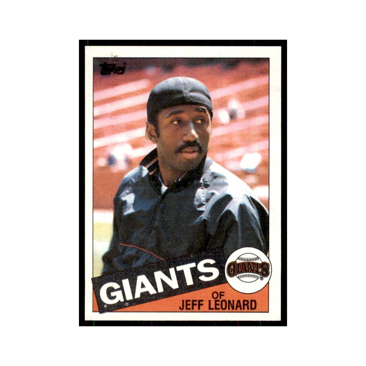 1985 Topps Jeff Leonard Baseball Cards #619