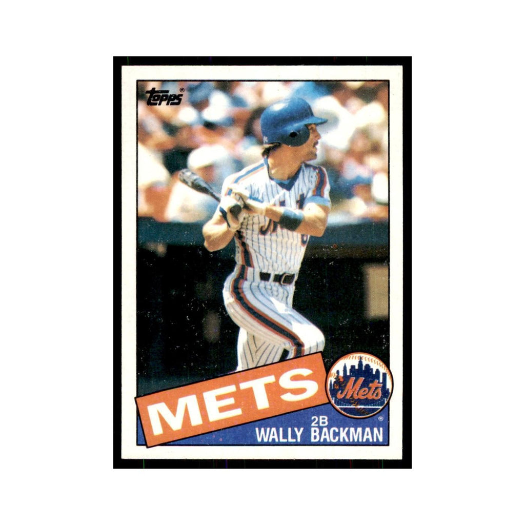 1985 Topps Wally Backman Baseball Cards #677