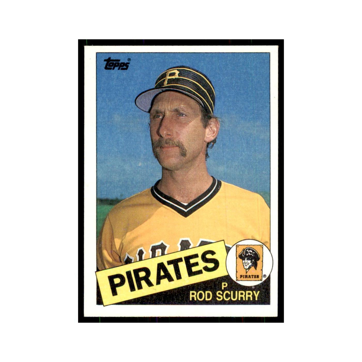 1985 Topps Rod Scurry Baseball Cards #641