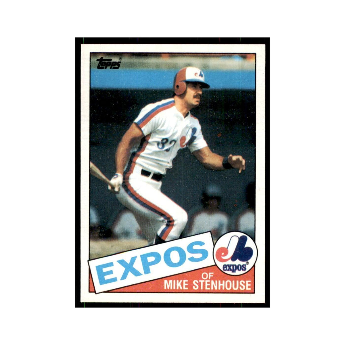 1985 Topps Mike Stenhouse Baseball Cards #658