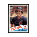 1985 Topps Brett Butler Baseball Cards #637
