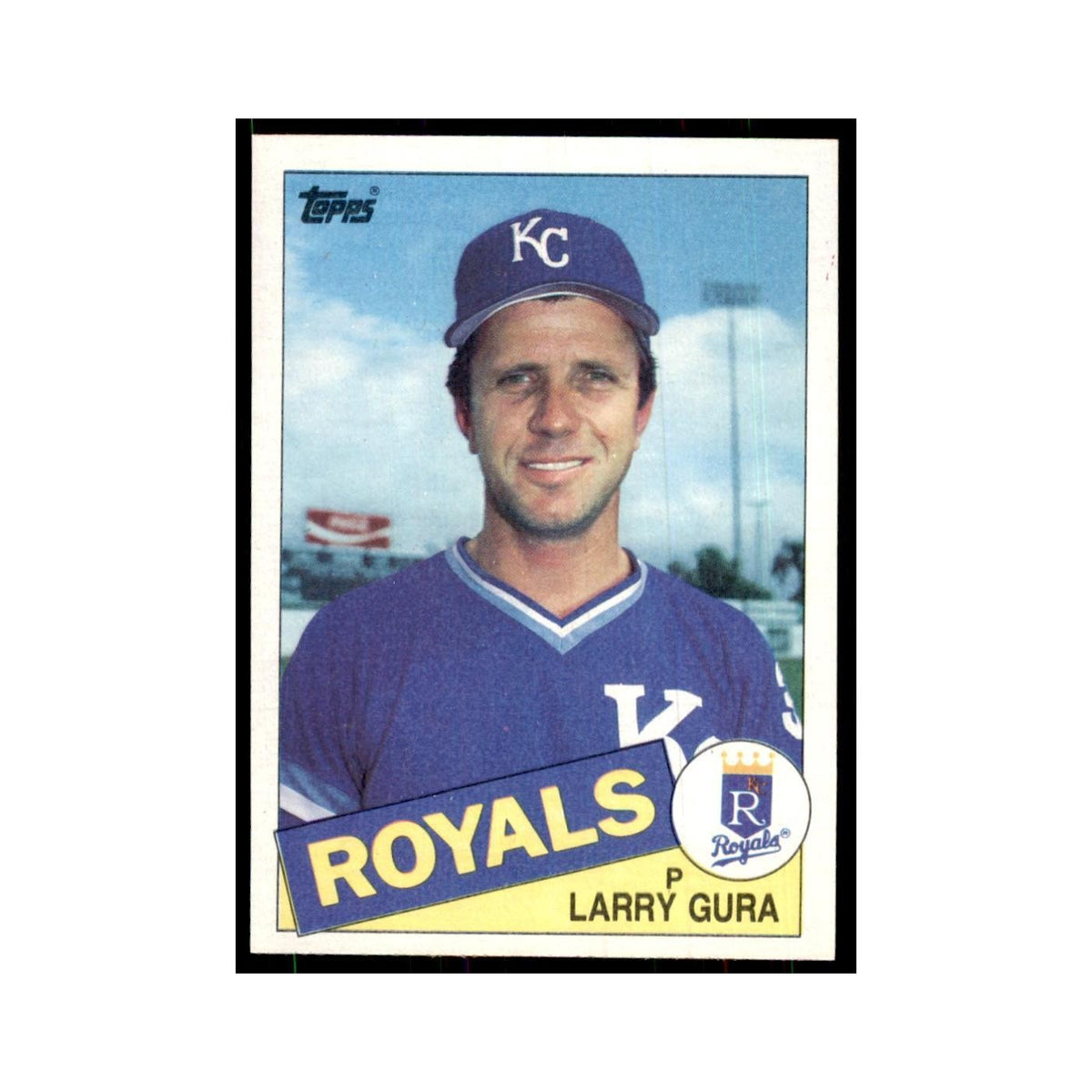 1985 Topps Larry Gura Baseball Cards #595