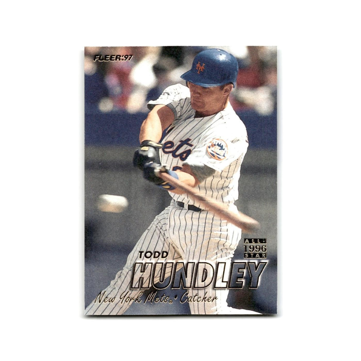 Todd Hundley 1997 Fleer #397 New York Mets Baseball Card NM