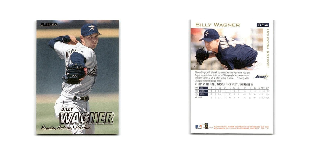 Billy Wagner 1997 Fleer #354 Houston Astros Baseball Card NM