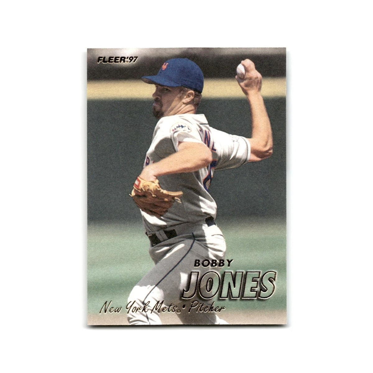 Bobby Jones 1997 Fleer #401 New York Mets Baseball Card NM