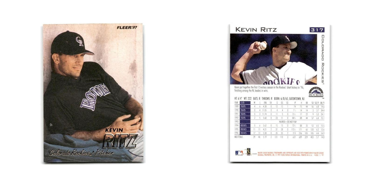 Kevin Ritz 1997 Fleer #317 Colorado Rockies Baseball Card NM