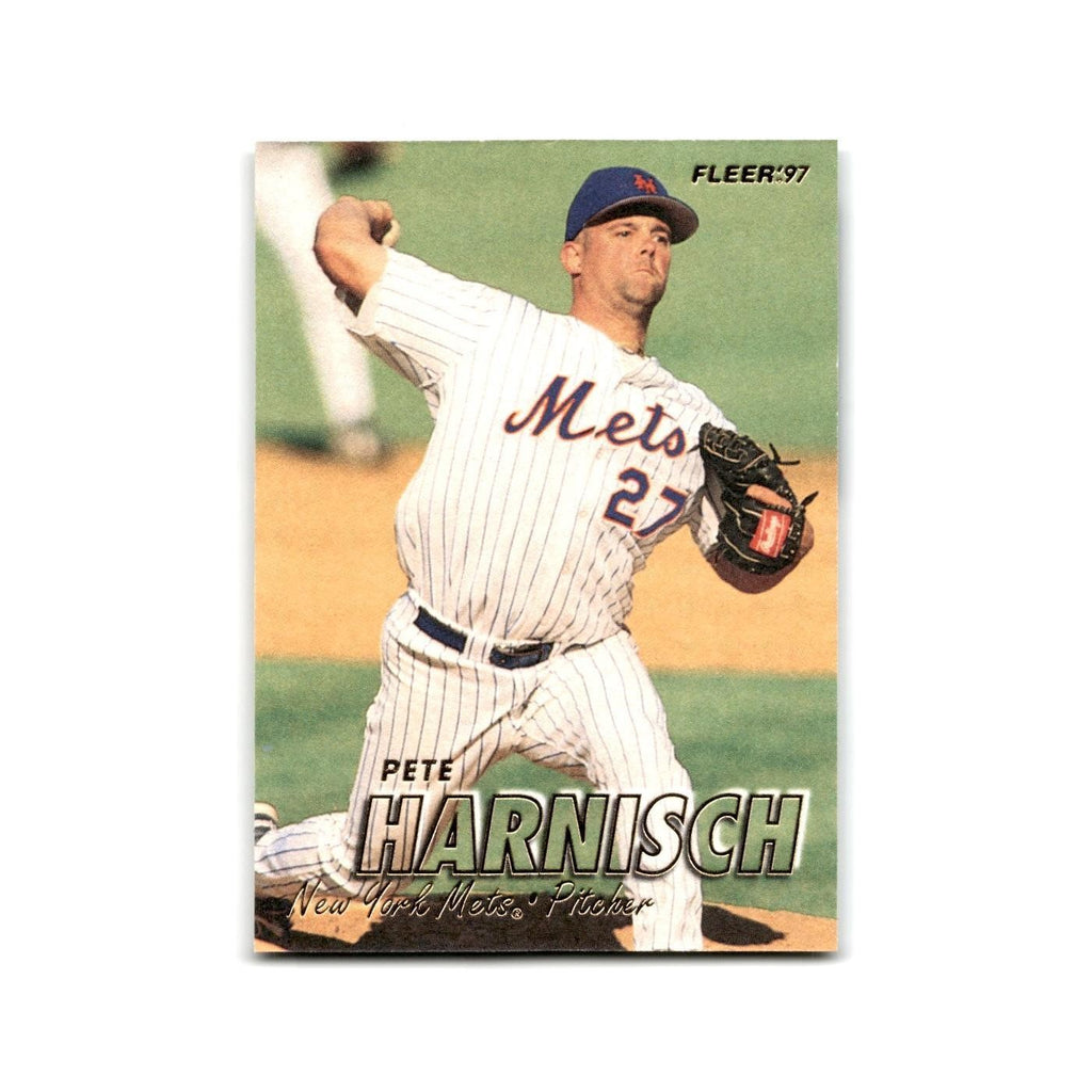 Pete Harnisch 1997 Fleer #396 New York Mets Baseball Card NM
