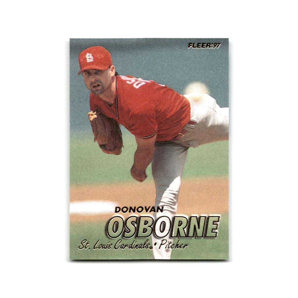Donovan Osborne 1997 Fleer #450 St. Louis Cardinals Baseball Card NM