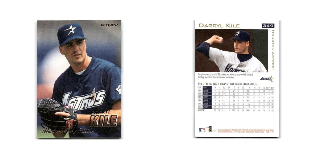 Darryl Kile 1997 Fleer #349 Houston Astros Baseball Card NM