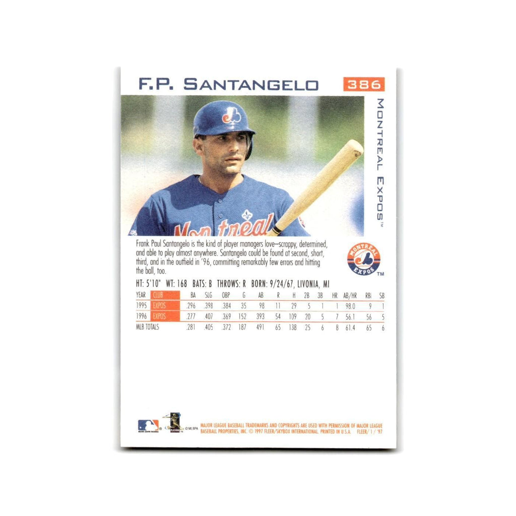 F.P. Santangelo 1997 Fleer #386 Montreal Expos Baseball Card NM