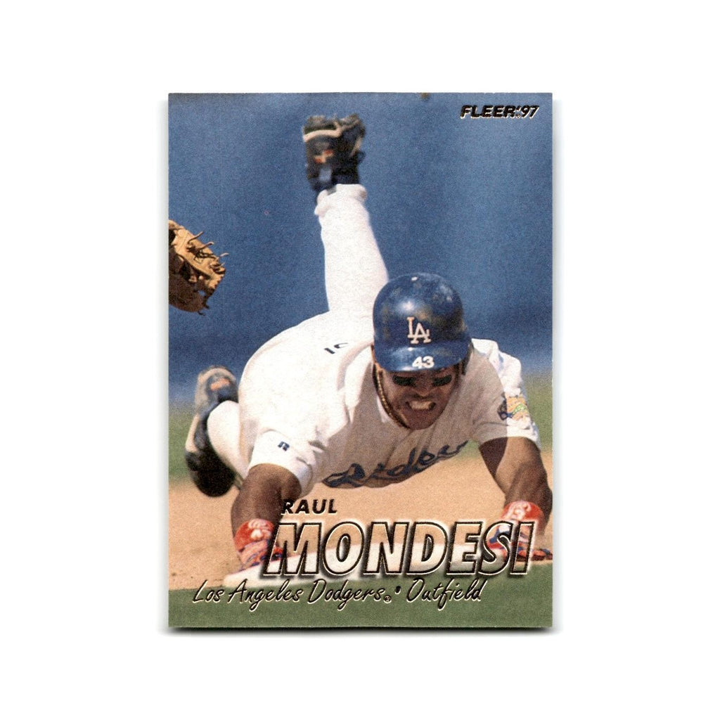 Raul Mondesi 1997 Fleer #367 Los Angeles Dodgers Baseball Card NM