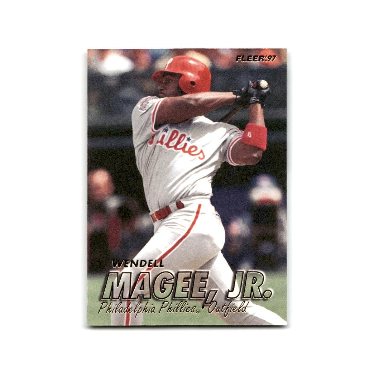 Wendell Magee Jr. 1997 Fleer #415 Philadelphia Phillies Baseball Card NM