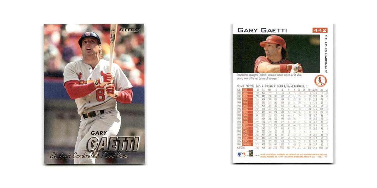 Gary Gaetti 1997 Fleer #442 St. Louis Cardinals Baseball Card NM