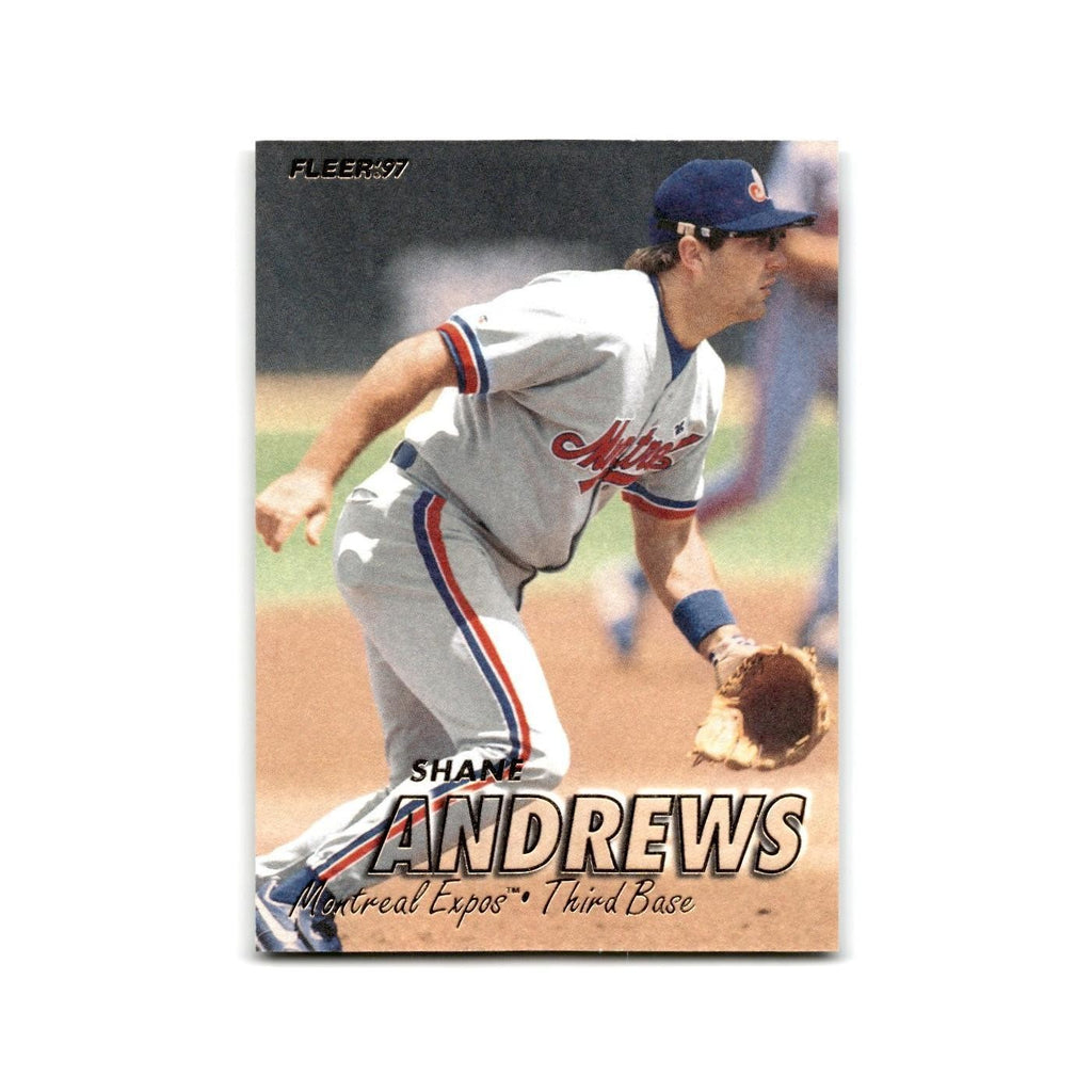 Shane Andrews 1997 Fleer #375 Montreal Expos Baseball Card NM