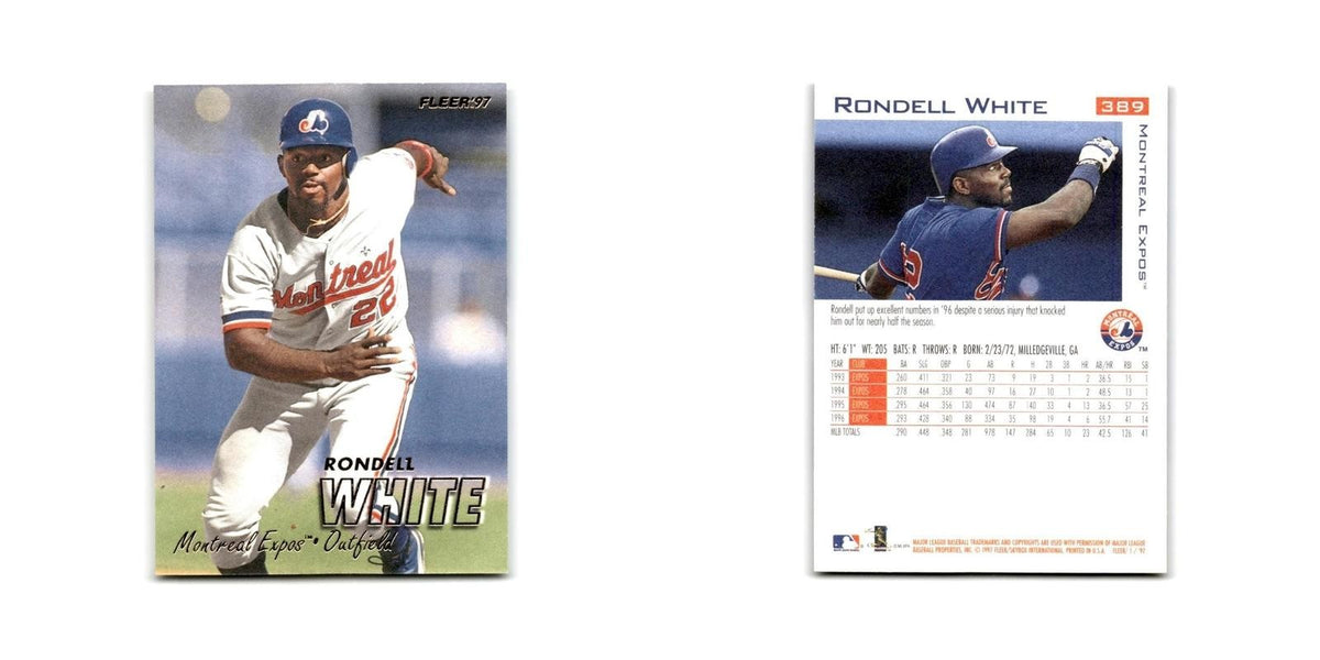 Rondell White 1997 Fleer #389 Montreal Expos Baseball Card NM