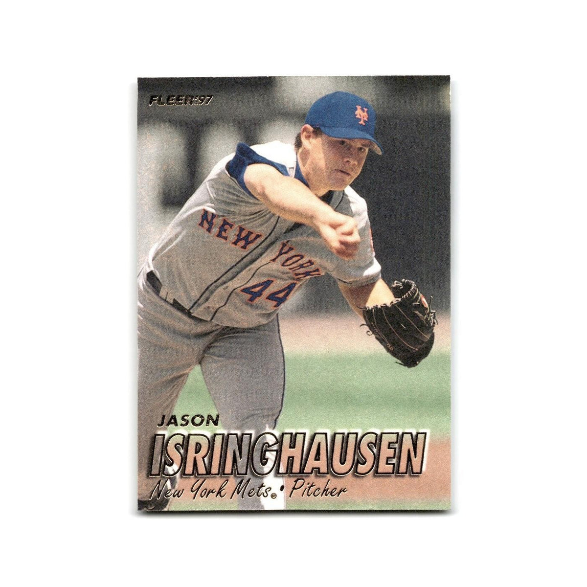 Jason Isringhausen 1997 Fleer #399 New York Mets Baseball Card NM