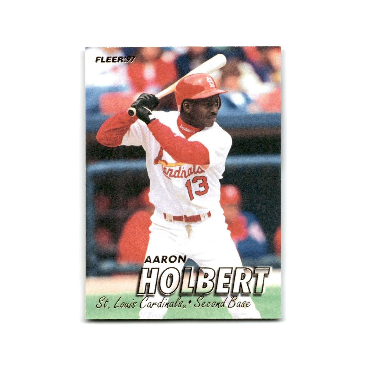 Aaron Holbert 1997 Fleer #444 St. Louis Cardinals Baseball Card NM