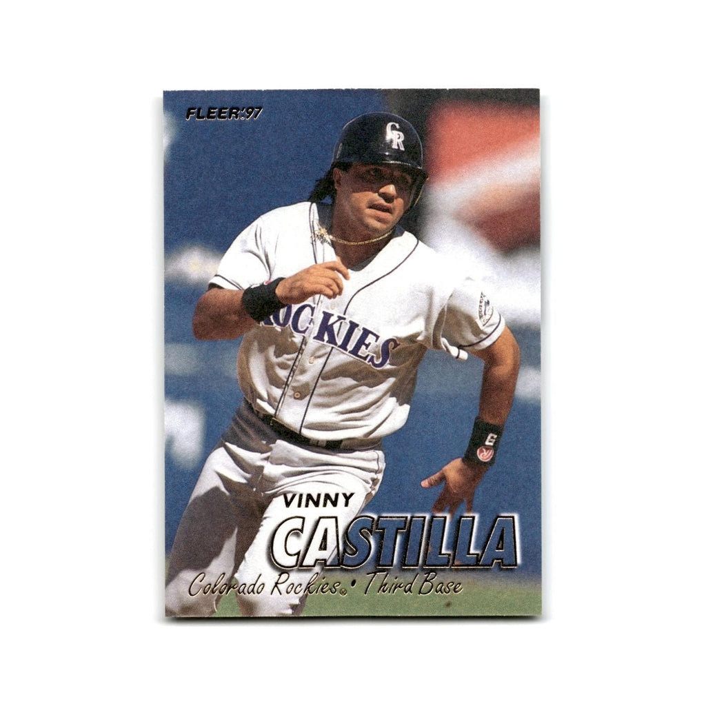 Vinny Castilla 1997 Fleer #309 Colorado Rockies Baseball Card NM