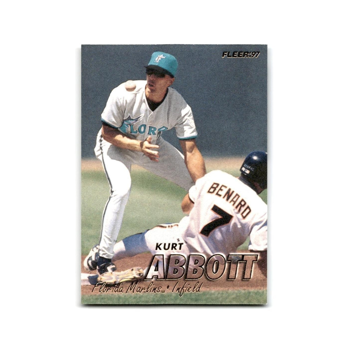 Kurt Abbott 1997 Fleer #323 Florida Marlins Baseball Card NM