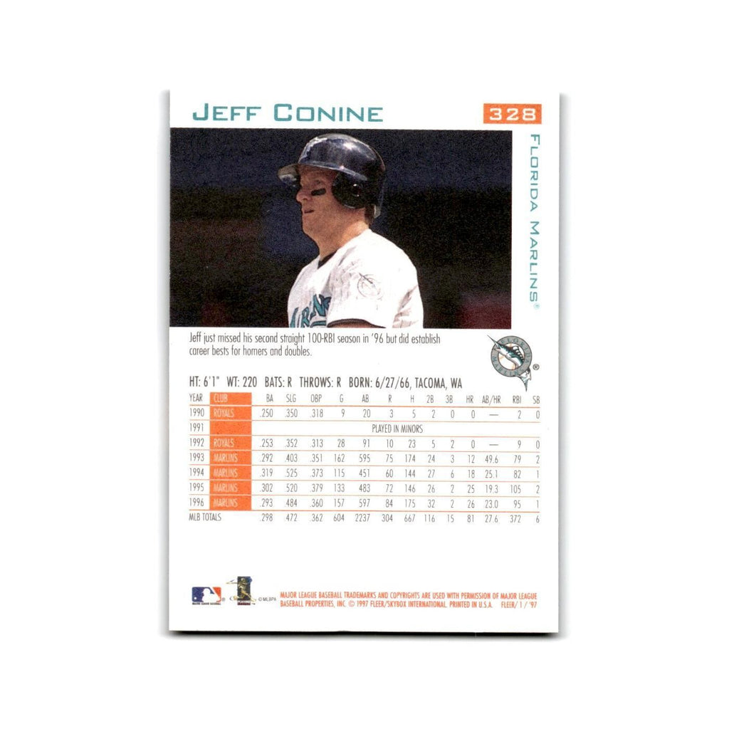 Jeff Conine 1997 Fleer #328 Florida Marlins Baseball Card NM