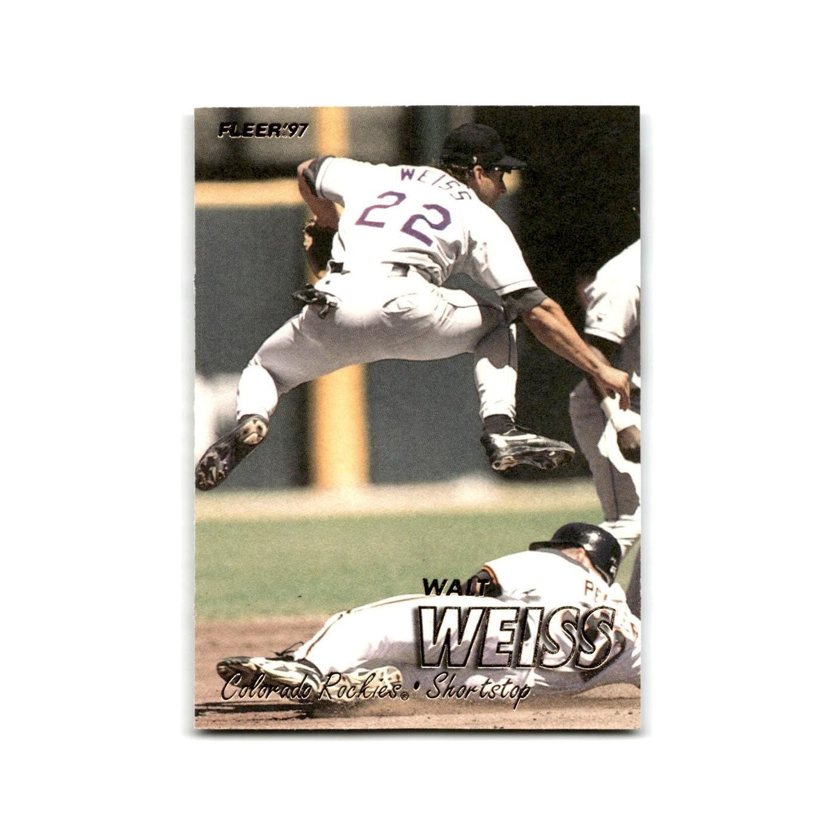Walt Weiss 1997 Fleer #320 Colorado Rockies Baseball Card NM