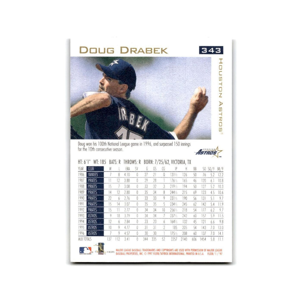 Doug Drabek 1997 Fleer #343 Houston Astros NM