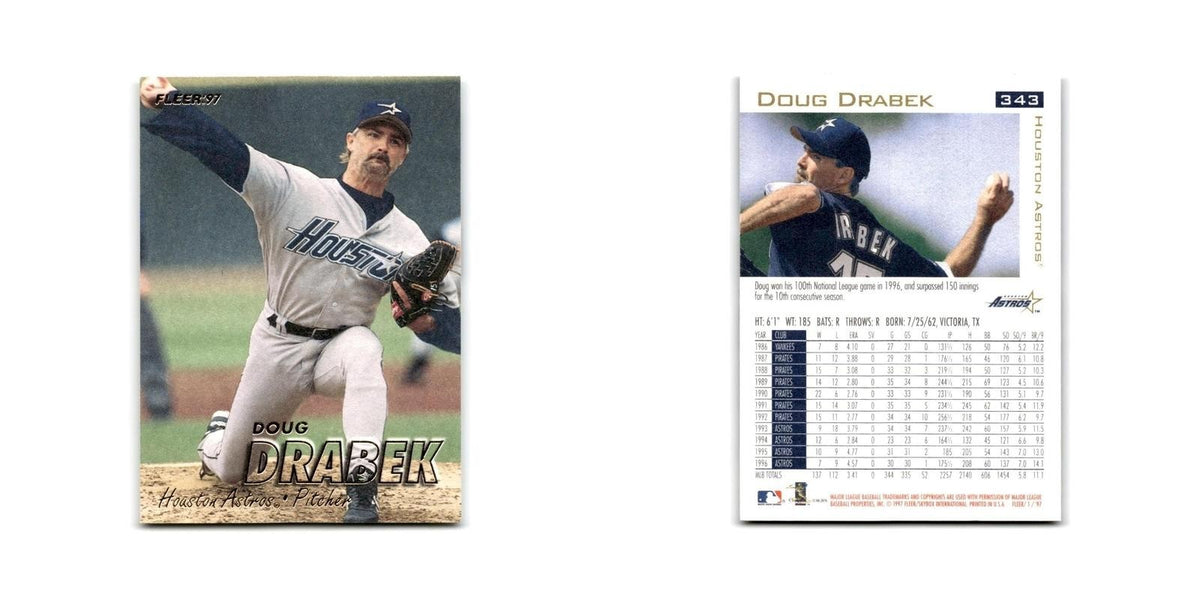Doug Drabek 1997 Fleer #343 Houston Astros NM