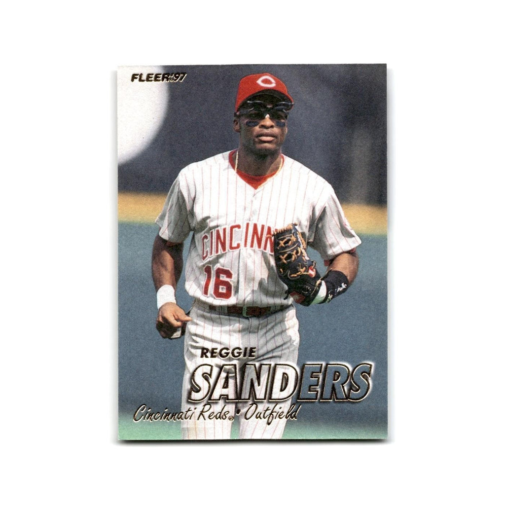 Reggie Sanders 1997 Fleer #303 Cincinnati Reds Baseball Card NM