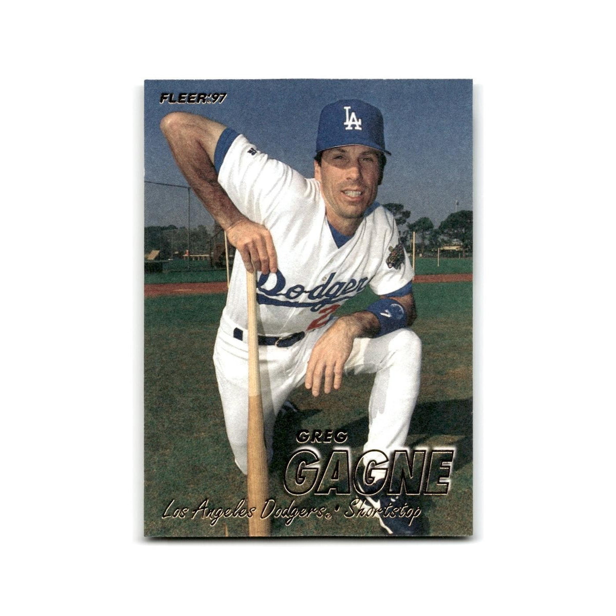 Greg Gagne 1997 Fleer #361 Los Angeles Dodgers Baseball Card NM