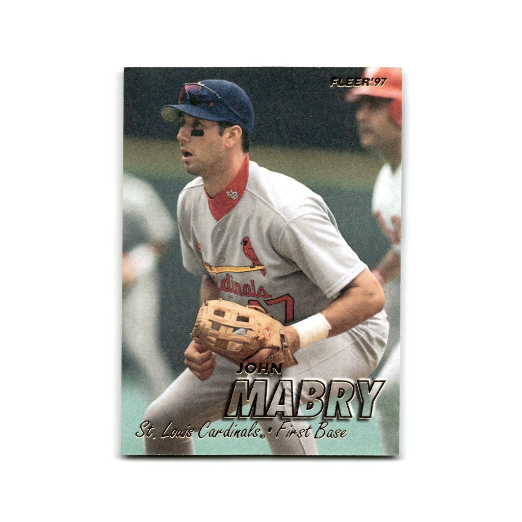 John Mabry 1997 Fleer #447 St. Louis Cardinals Baseball Card NM
