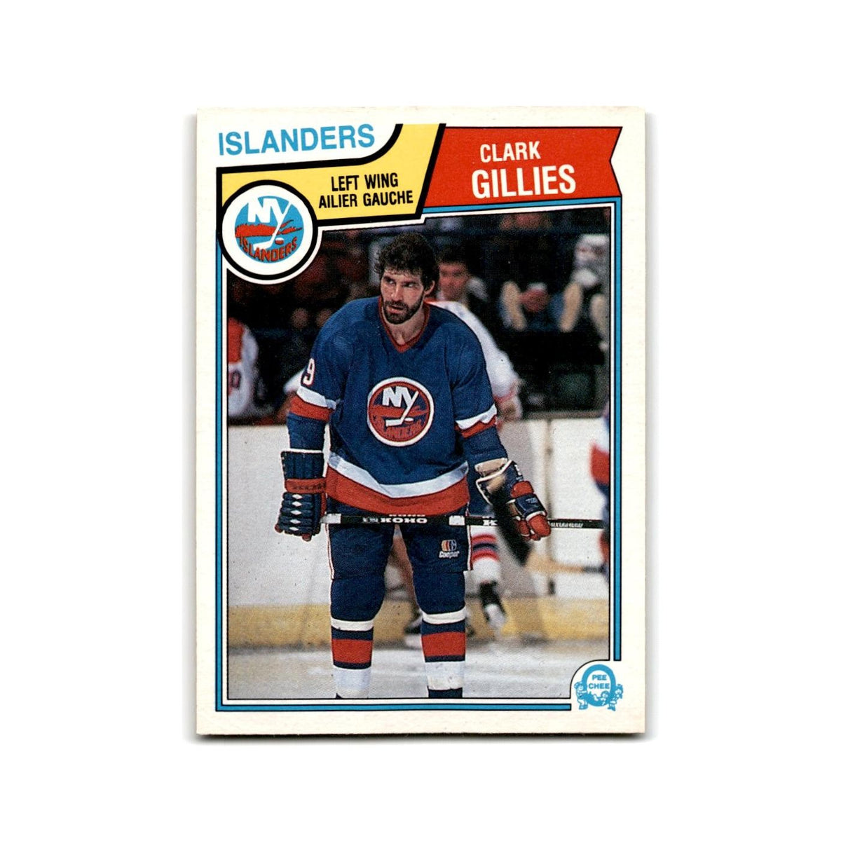 1983 O-Pee-Chee Clark Gillies New York Islanders #6