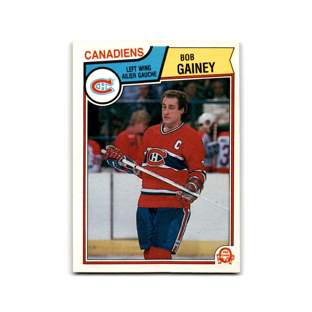1983 O-Pee-Chee Bob Gainey Montreal Canadiens #187