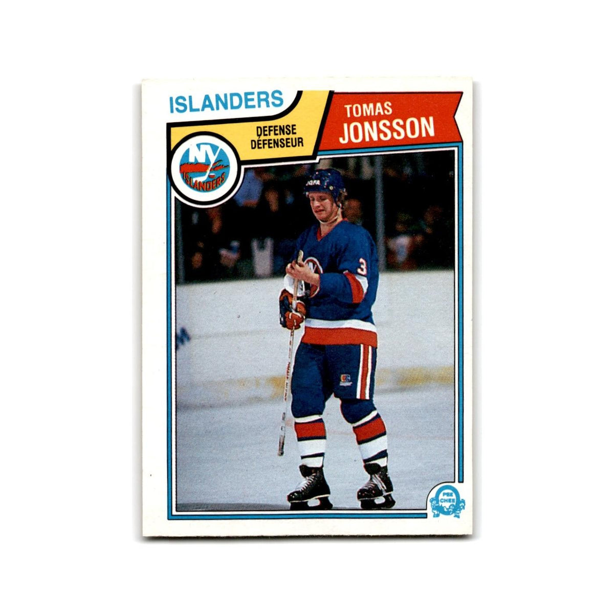 1983 O-Pee-Chee Tomas Jonsson New York Islanders #9