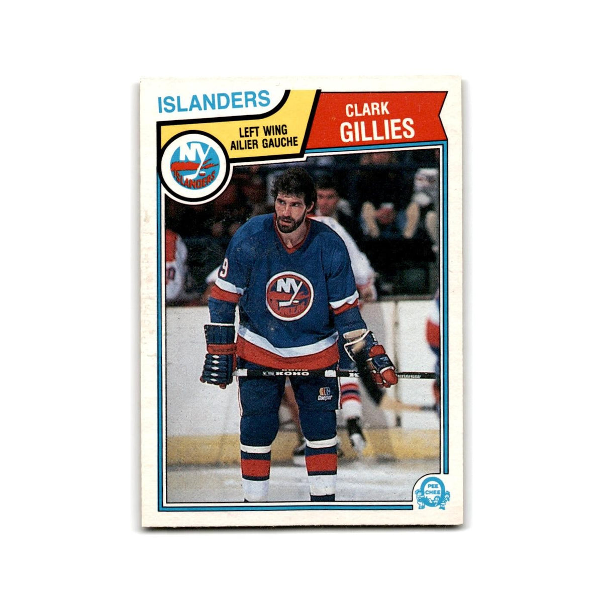 1983 O-Pee-Chee Clark Gillies New York Islanders #6
