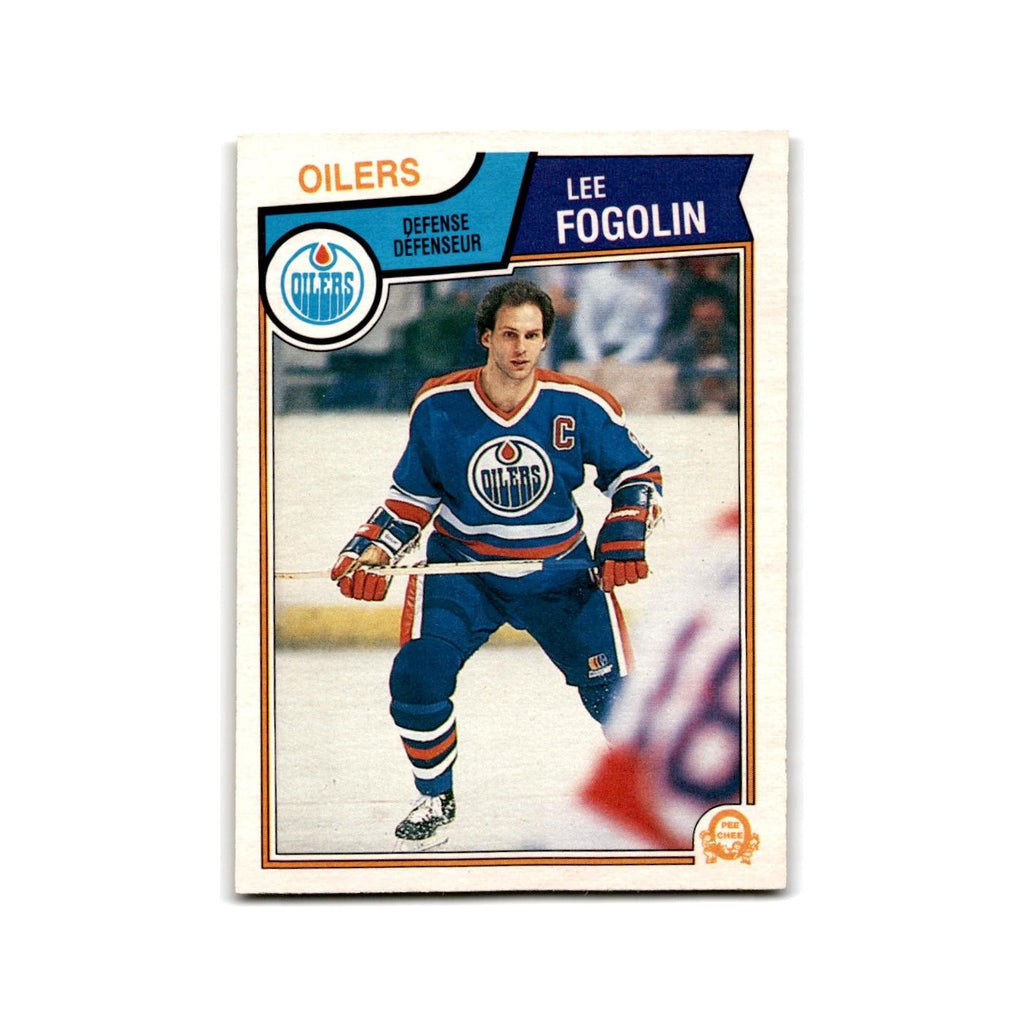 1983 O-Pee-Chee Lee Fogolin Edmonton Oilers #26