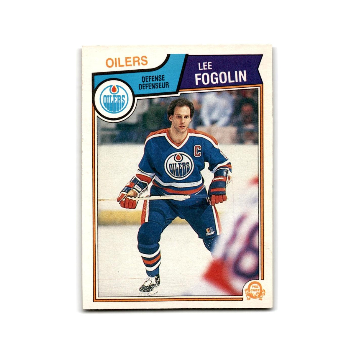 1983 O-Pee-Chee Lee Fogolin Edmonton Oilers #26