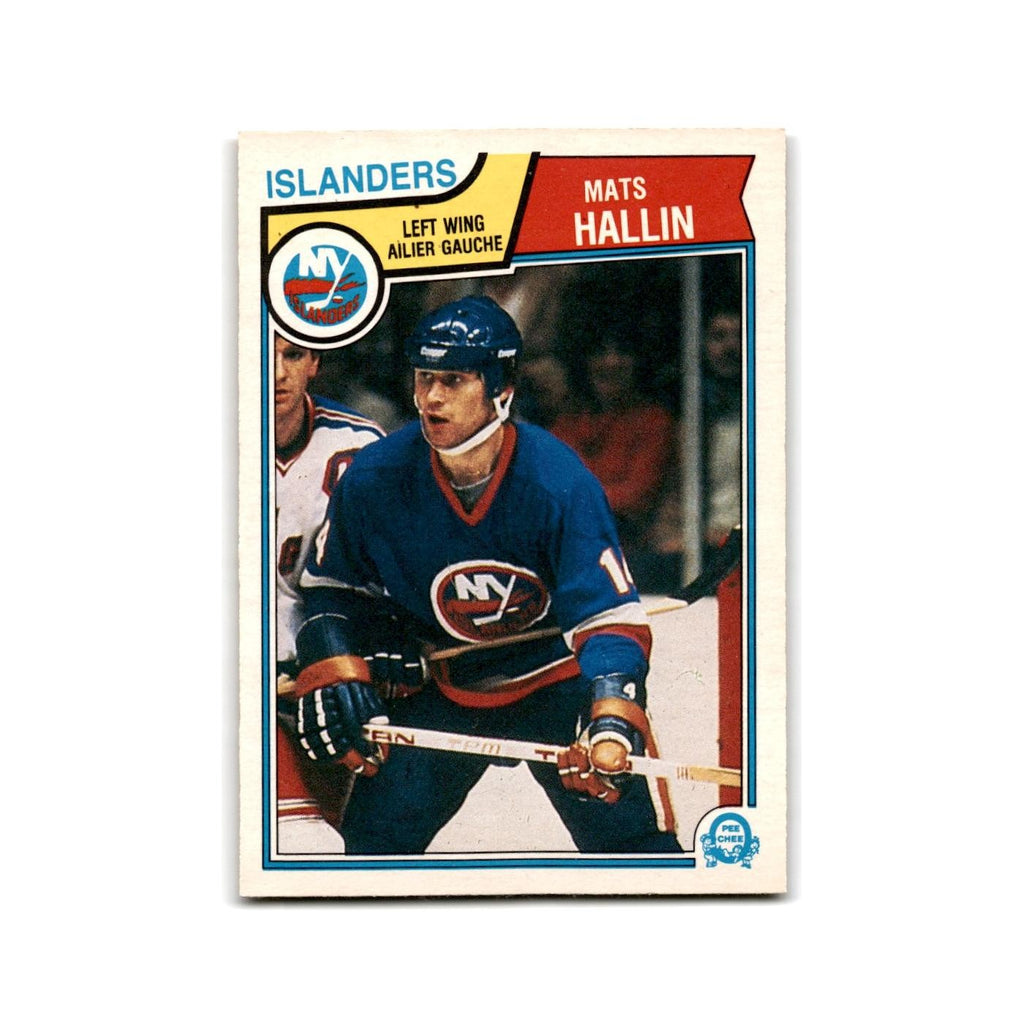 1983 O-Pee-Chee Mats Hallin RC New York Islanders #8