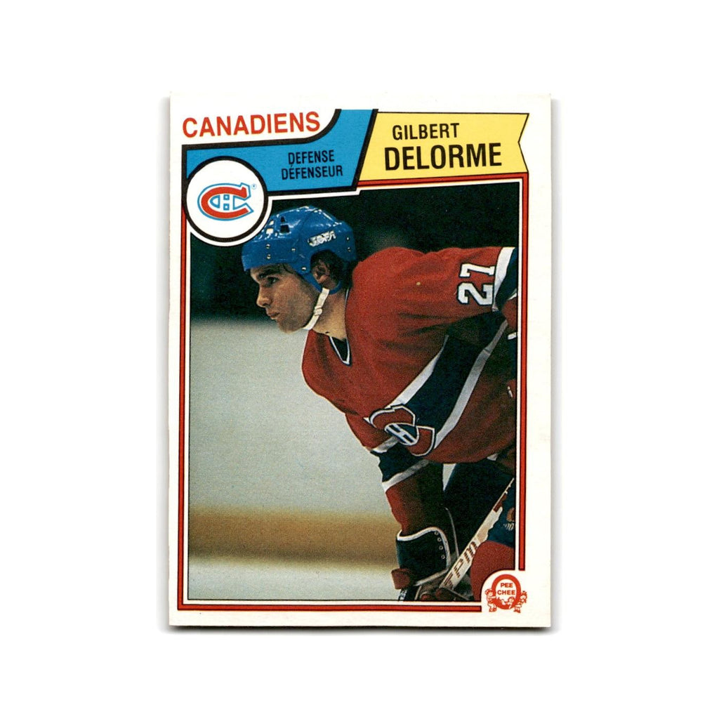 1983 O-Pee-Chee Gilbert Delorme RC Montreal Canadiens #186