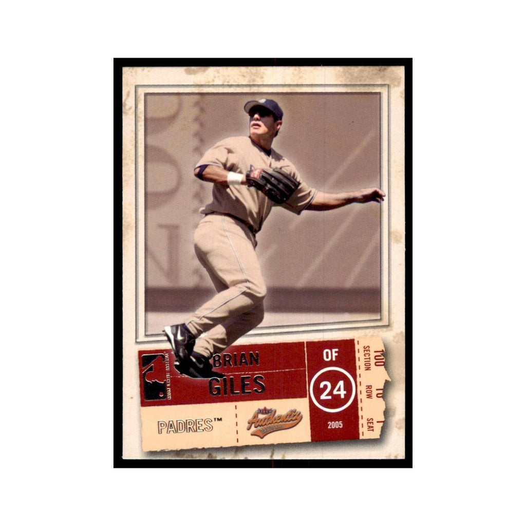 2005 Fleer Authentix Brian Giles Baseball Cards #53