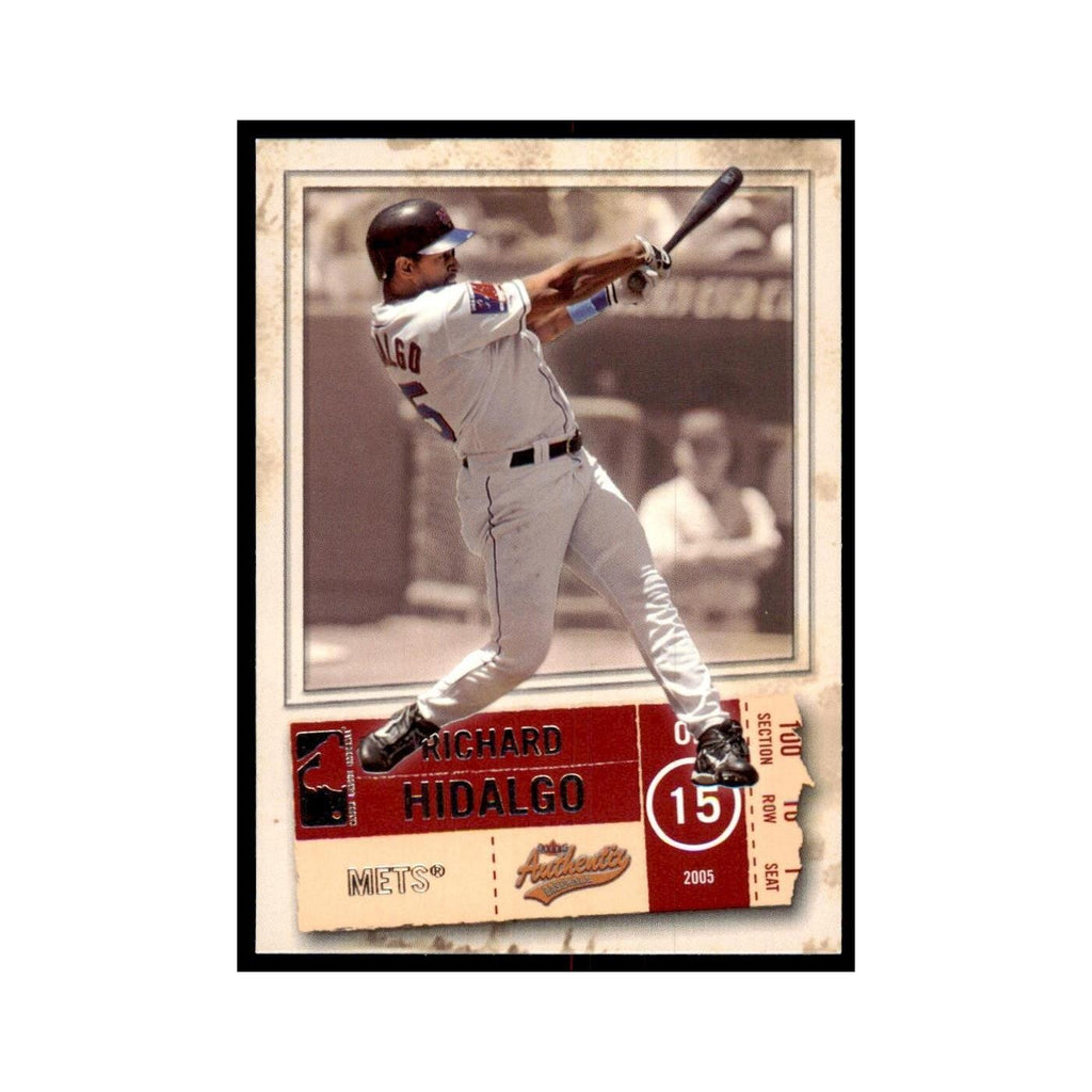 2005 Fleer Authentix Richard Hidalgo Baseball Cards #65