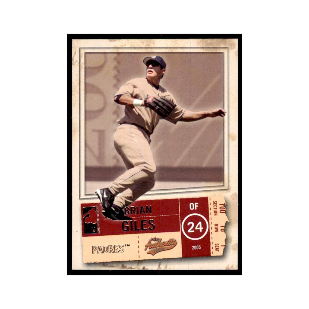 2005 Fleer Authentix Brian Giles Baseball Cards #53