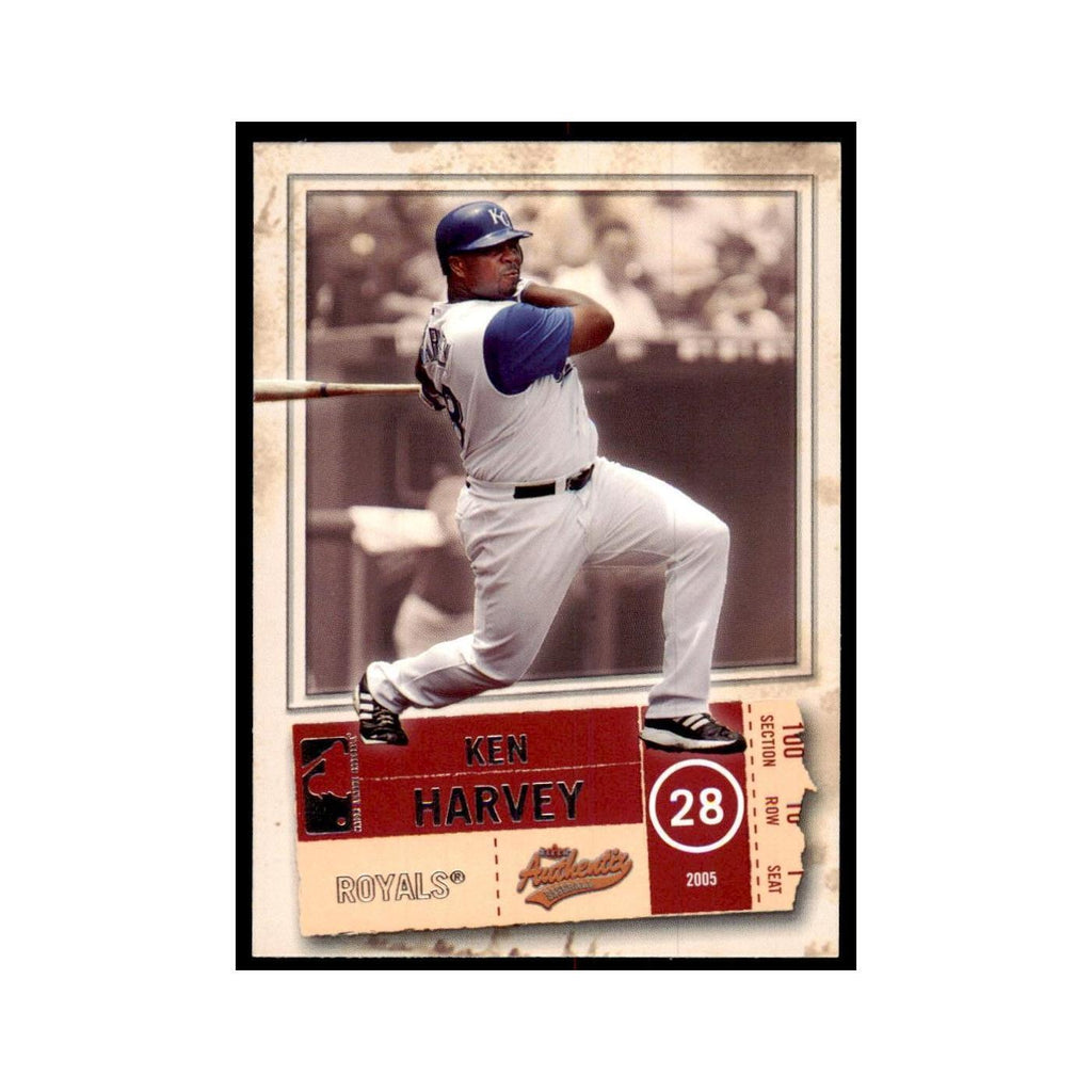 2005 Fleer Authentix Ken Harvey Baseball Cards #54