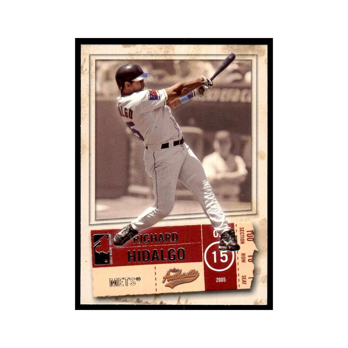 2005 Fleer Authentix Richard Hidalgo Baseball Cards #65