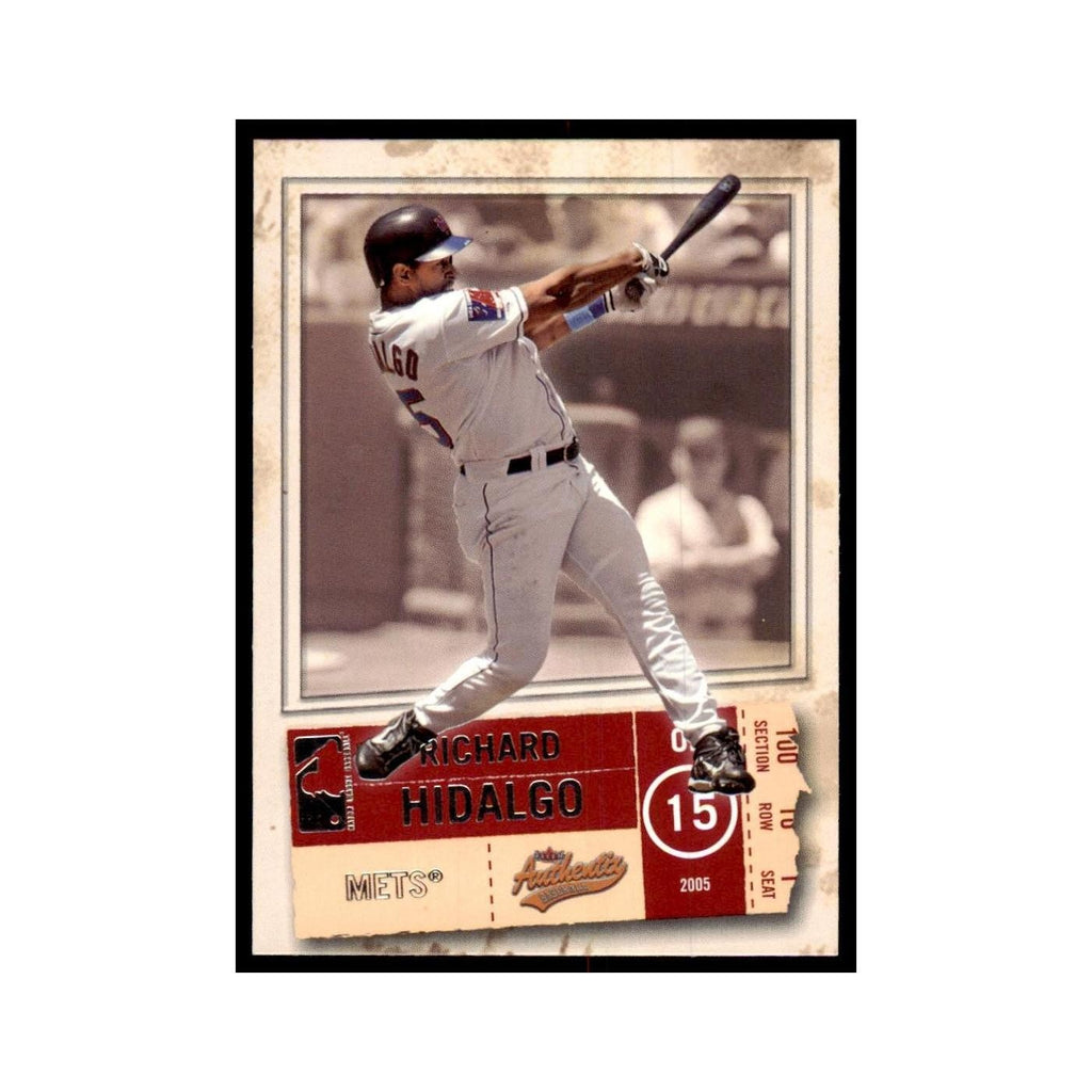 2005 Fleer Authentix Richard Hidalgo Baseball Cards #65